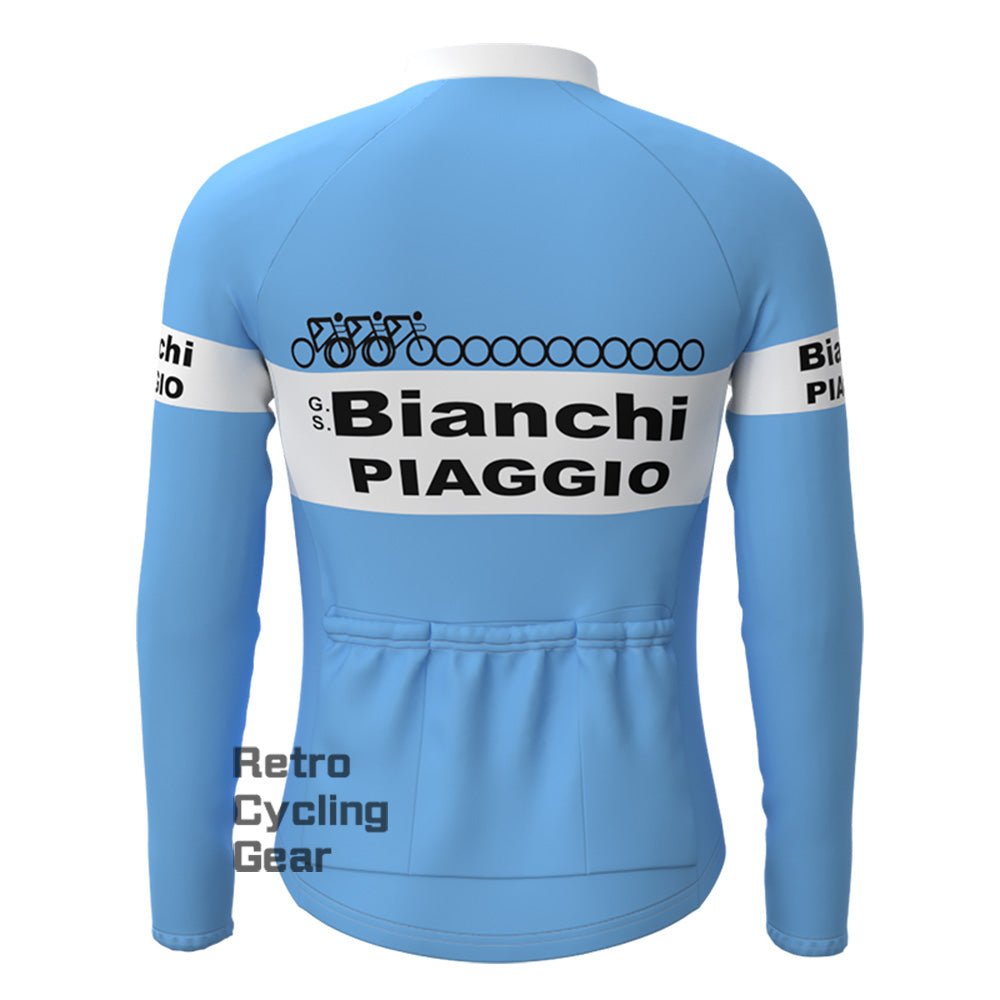 1983 Bianchi Fleece Retro Long Sleeves Jerseys