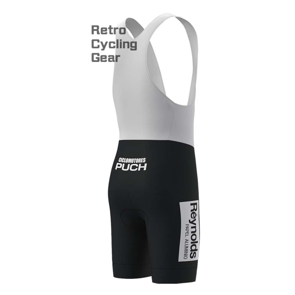 Black Reynolds Retro Bib Cycling Shorts