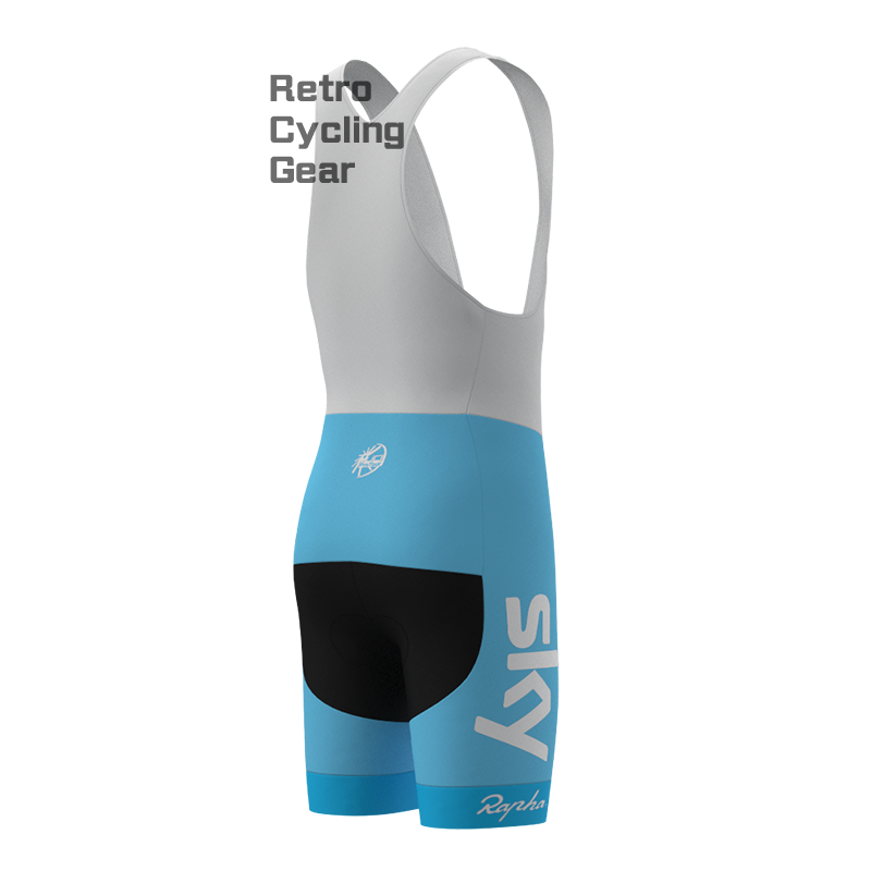 Blue sky Retro Short Sleeve Cycling Kits