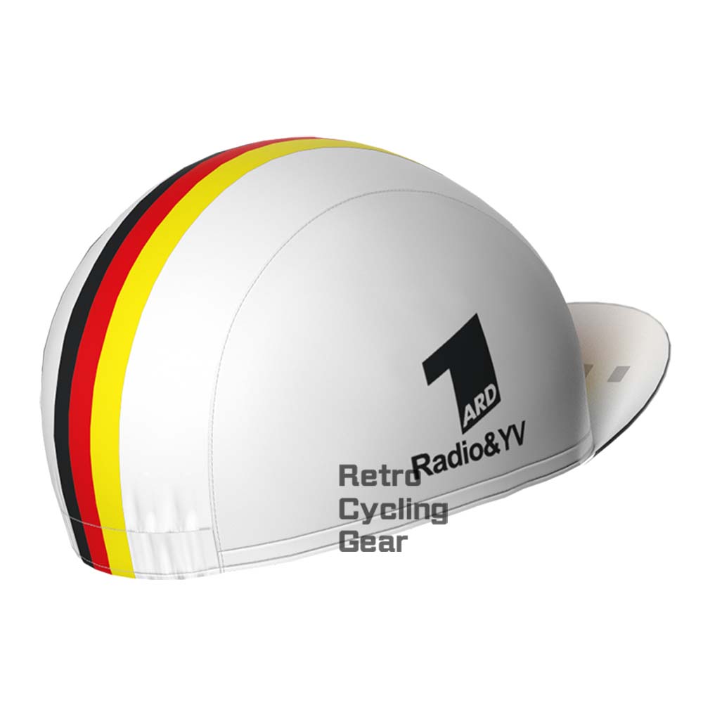 T white Retro Cycling Cap