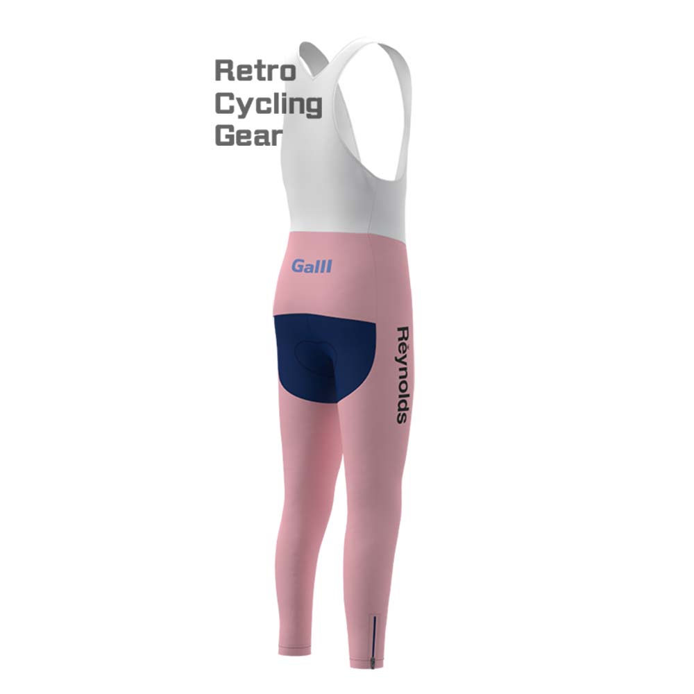 1990s Pink Reynolds Retro Long Sleeve Cycling Kits