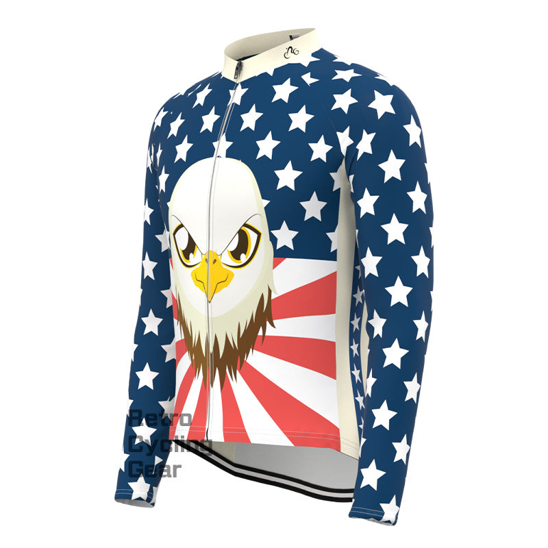 Hawk head Fleece Long Sleeve Jersey