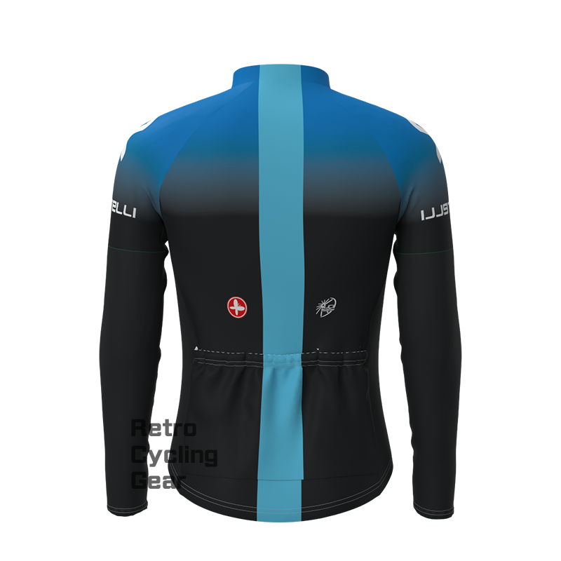 sky Retro Long Sleeve Jersey