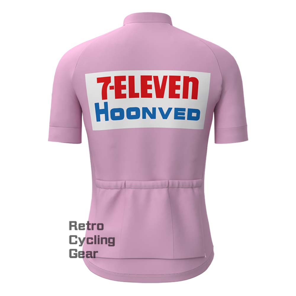 7-ELEVEN Pink Retro Short Sleeve Cycling Jersey