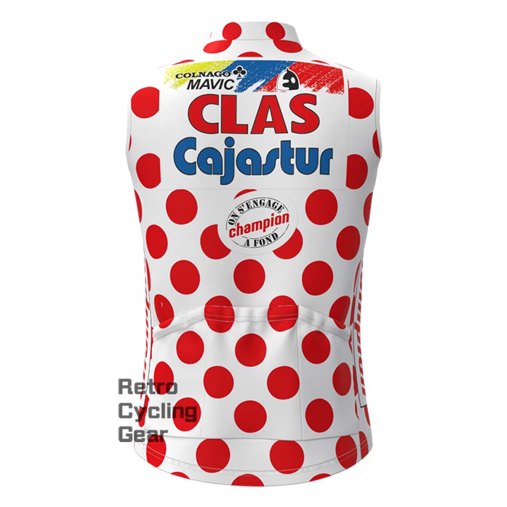 Red dot CLAS Retro Cycling Vest