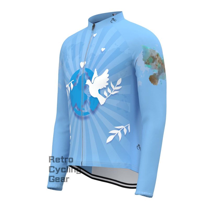 Peace dove Fleece Long Sleeve Jersey