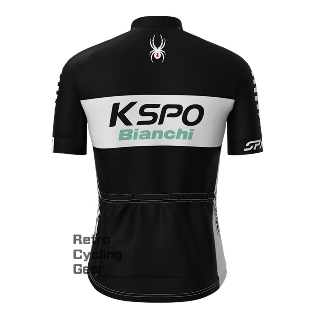 KSPO Bianchi Retro Short Sleeve Cycling Kits