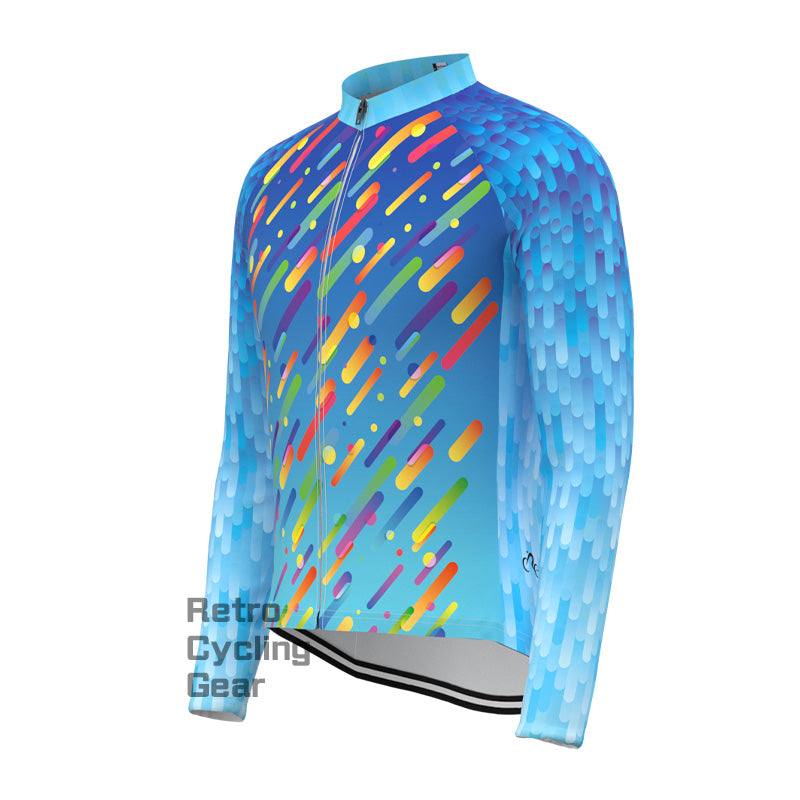 Color fluid Fleece Long Sleeve Jersey