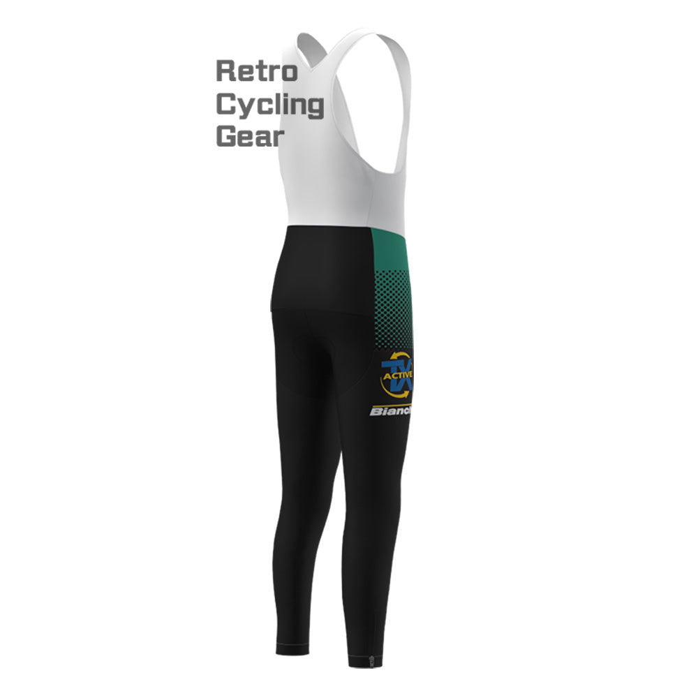 black  Bianchi Bib Cycling Pants