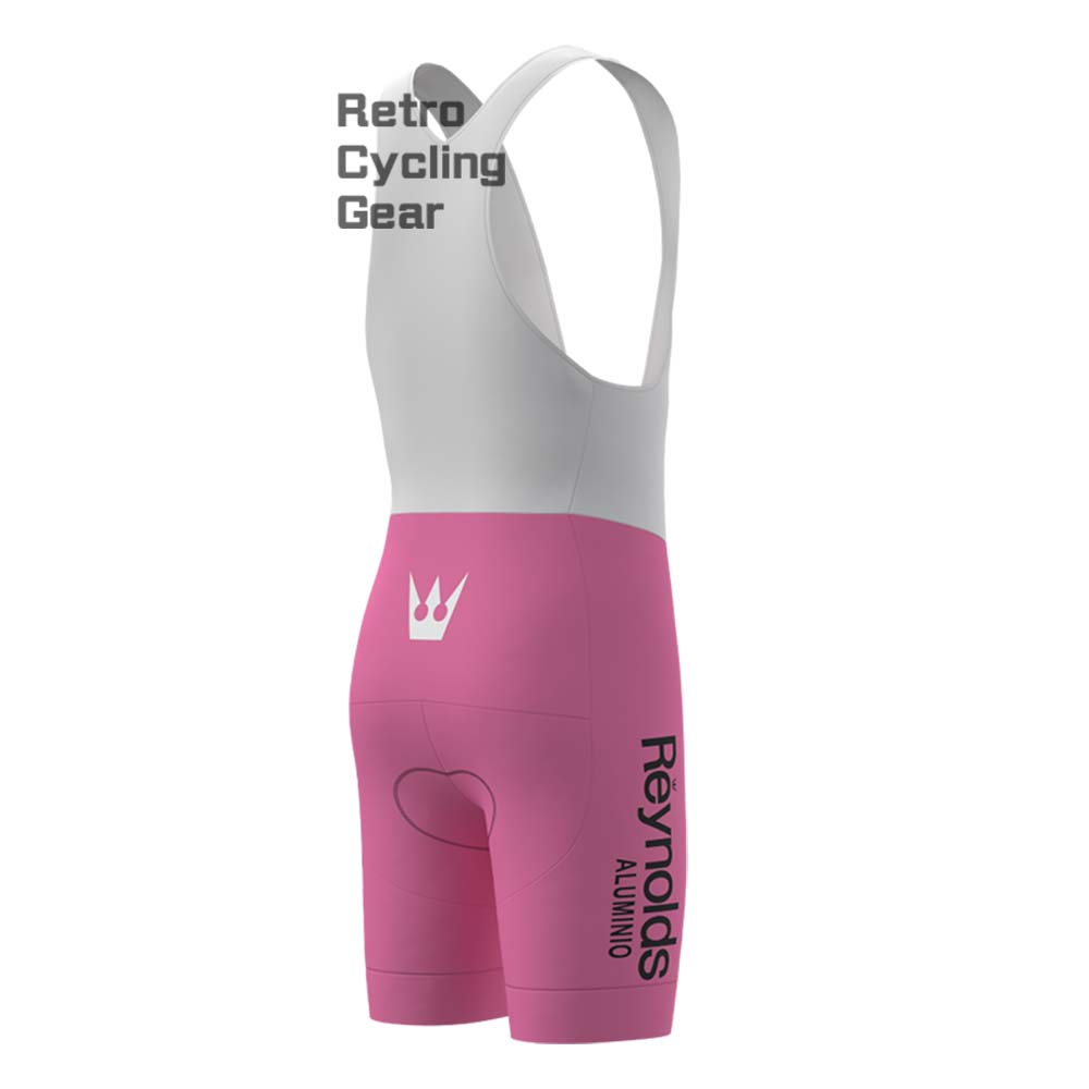 Pink Reynolds Retro Bib Cycling Shorts