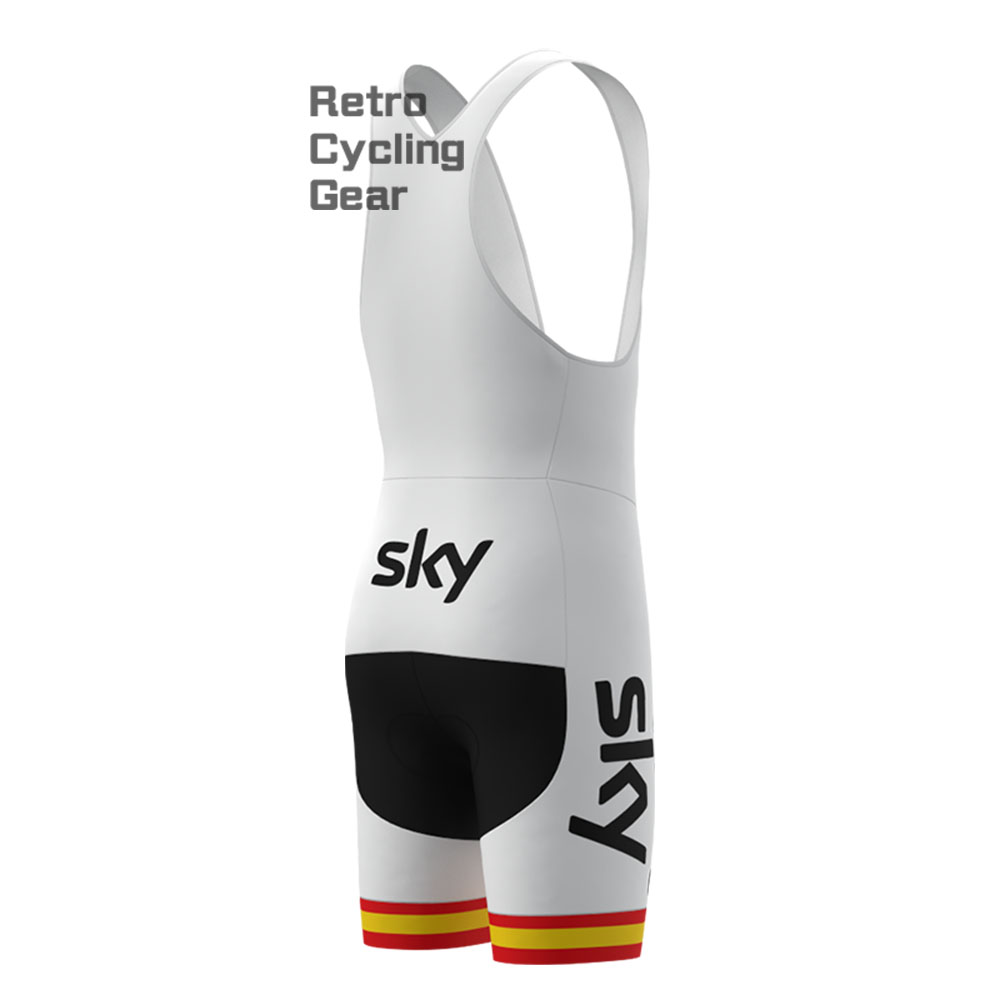 2017 sky Retro Bib Cycling Shorts