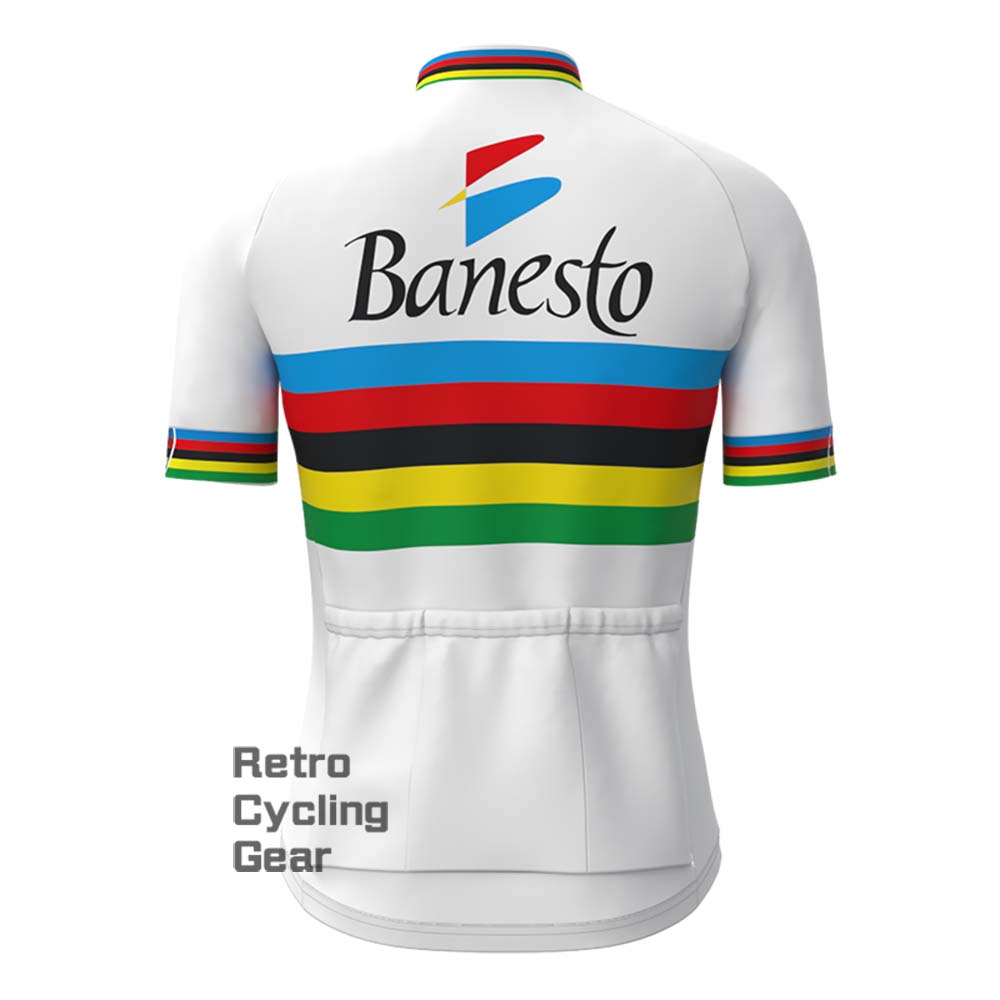 Streak Banesto Retro Short Sleeve Cycling Jersey