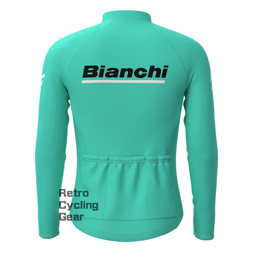 2021 Bianchi Fleece Retro Long Sleeves Jerseys