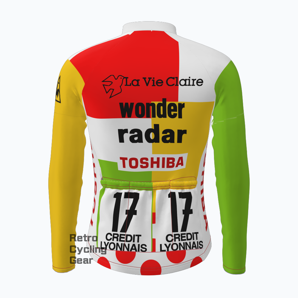 wonder radar Fleece Retro Long Cycling Kits