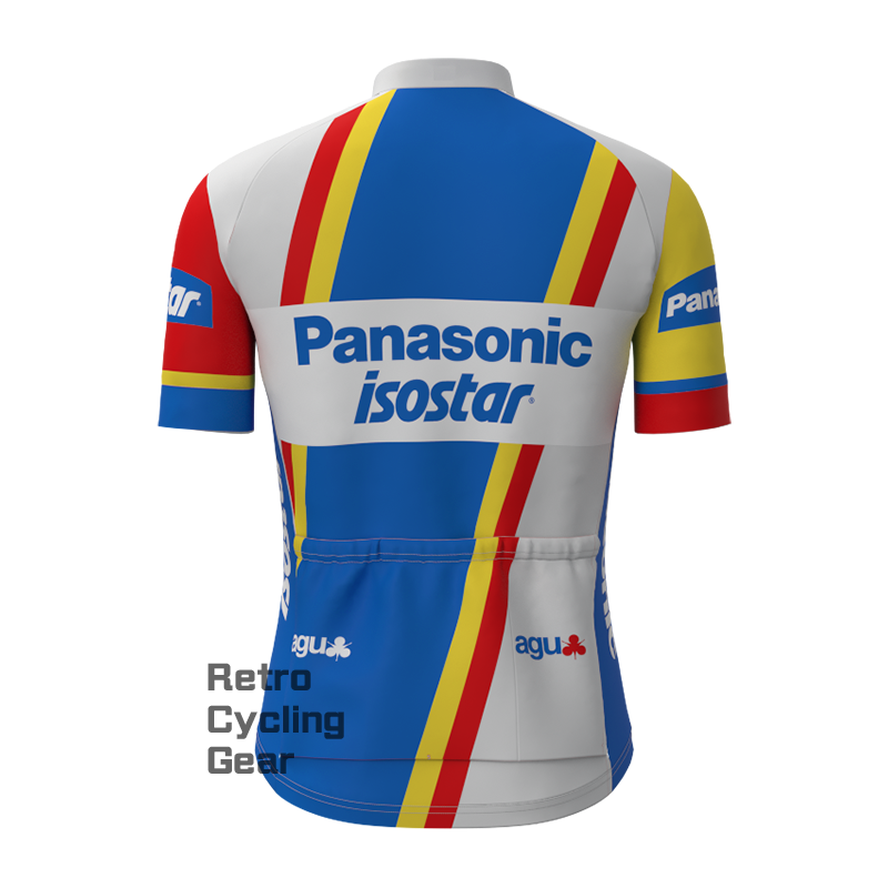 1980s Panasonic Retro Short Sleeve Cycling Kits