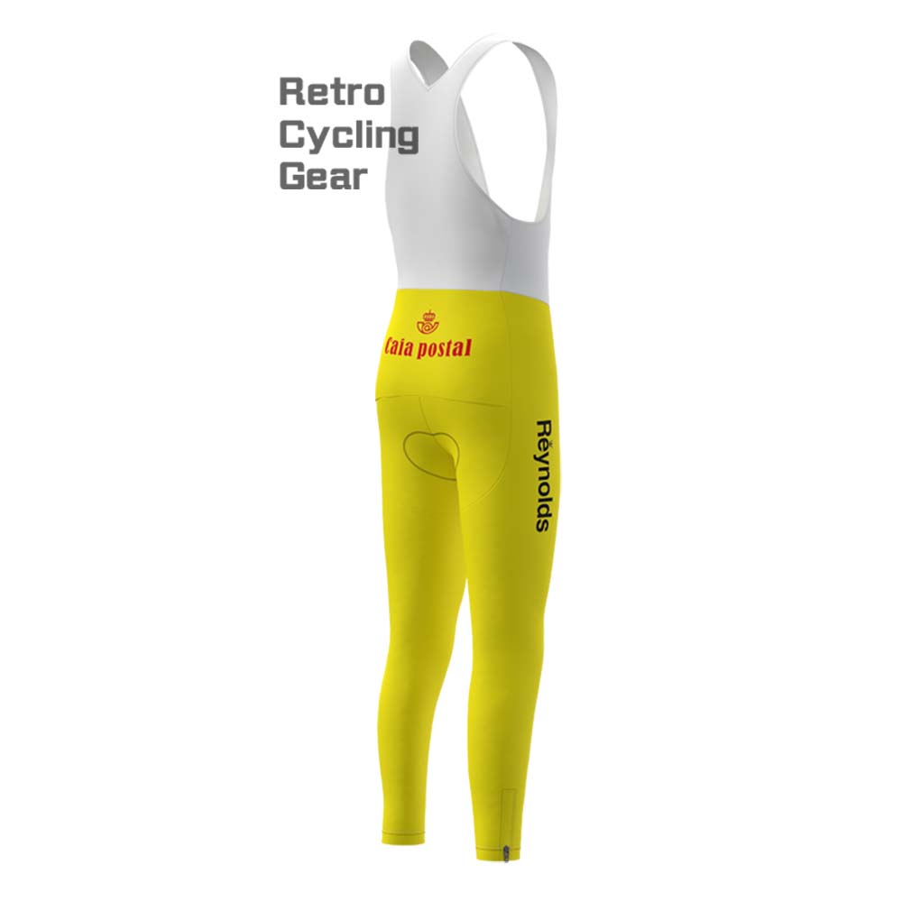 1983s yellow Reynolds Retro Bib Cycling Pants