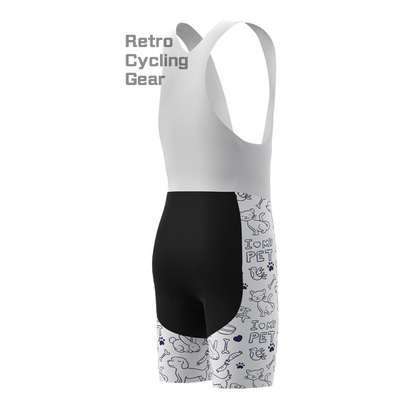 Cartoon animal Bib Cycling Shorts