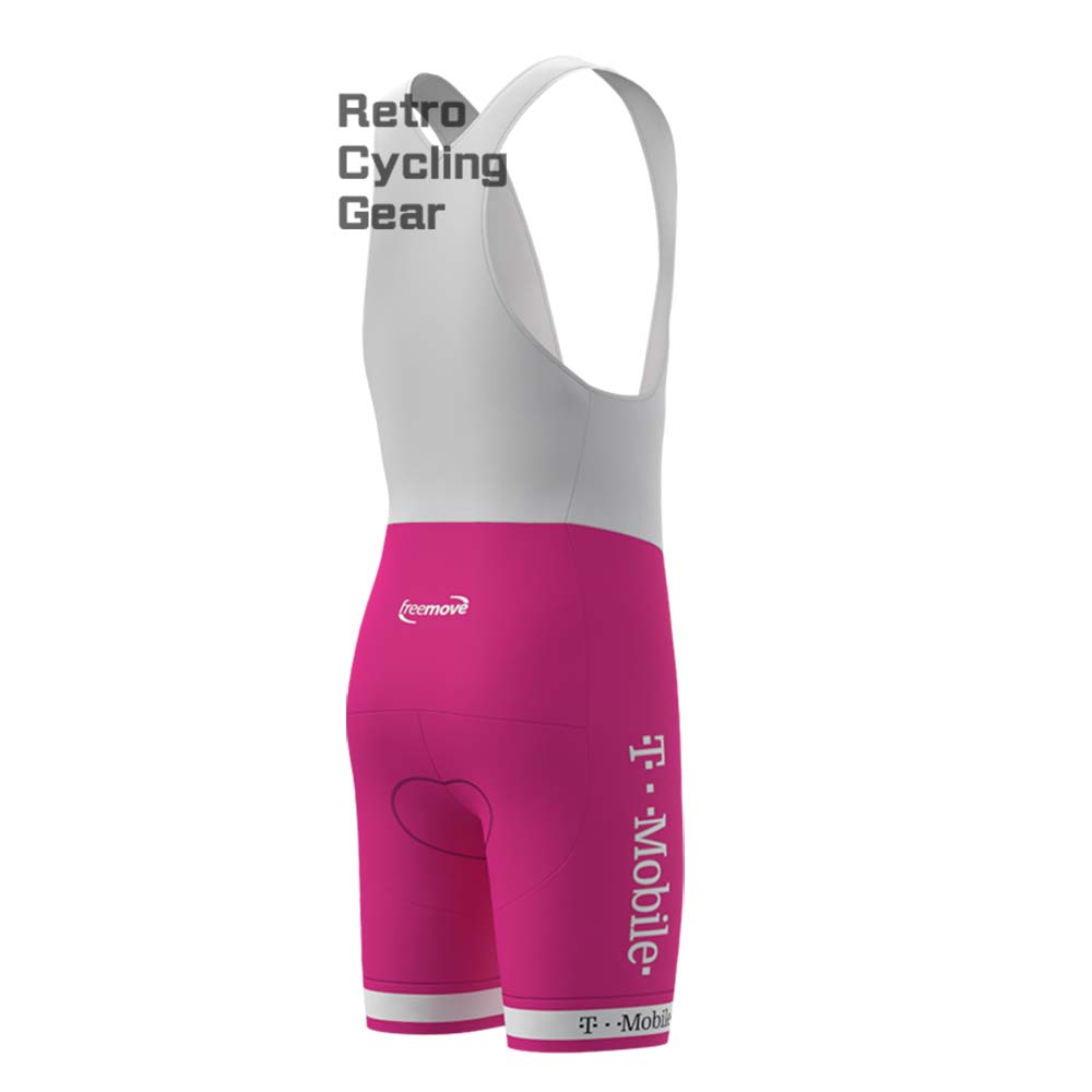 T-Mobile purple Retro Bib Cycling Shorts