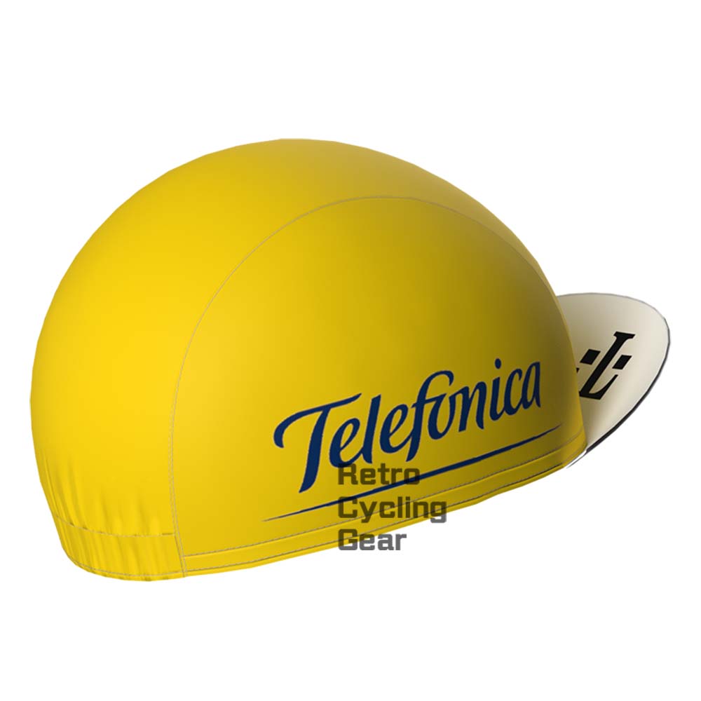 T yellow Retro Cycling Cap