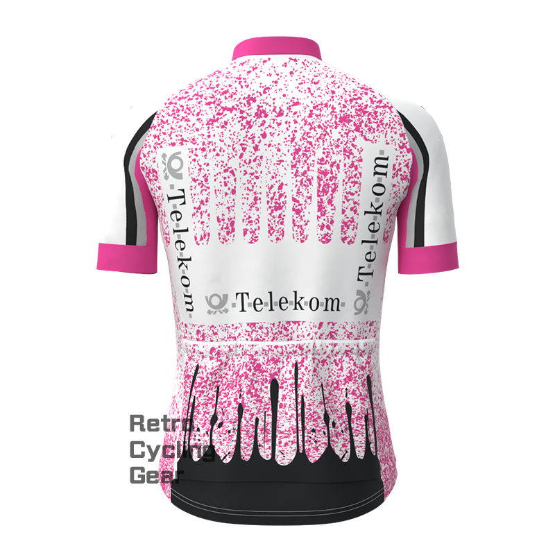 1990s Telekom Retro Short Sleeve Cycling Jersey