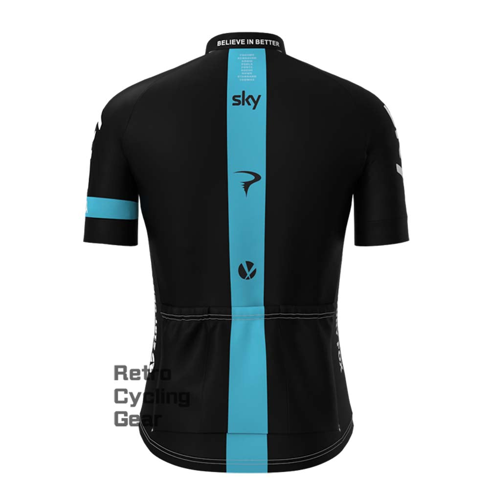 2016 black sky Retro Short Sleeve Cycling Kits