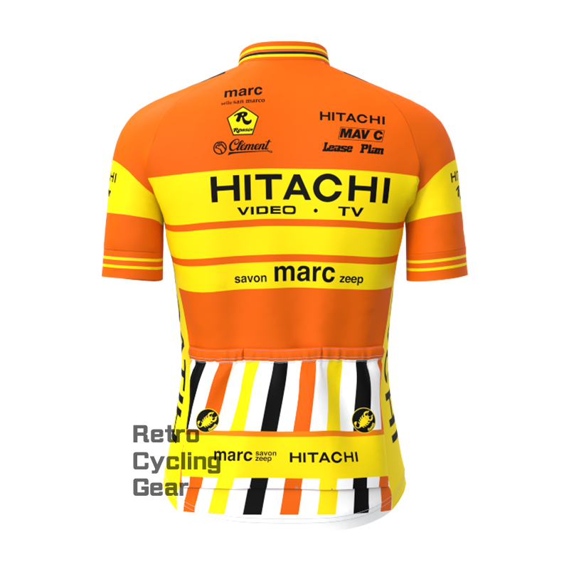 HITACHI Retro Short Sleeve Cycling Kits