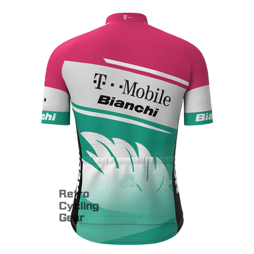 T-Mobile Bianchi Retro Short Sleeve Cycling Kits