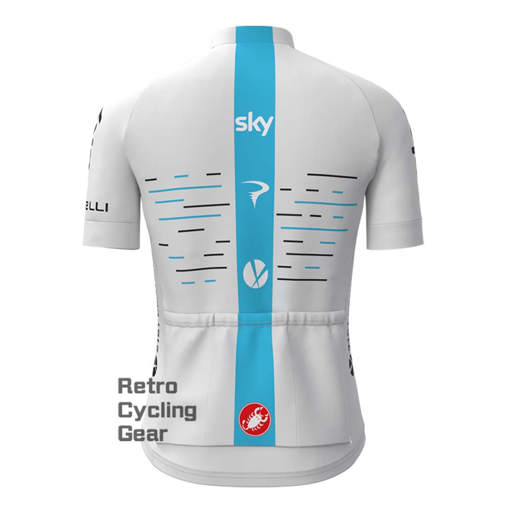 2017 white sky Retro Short Sleeve Cycling Kits