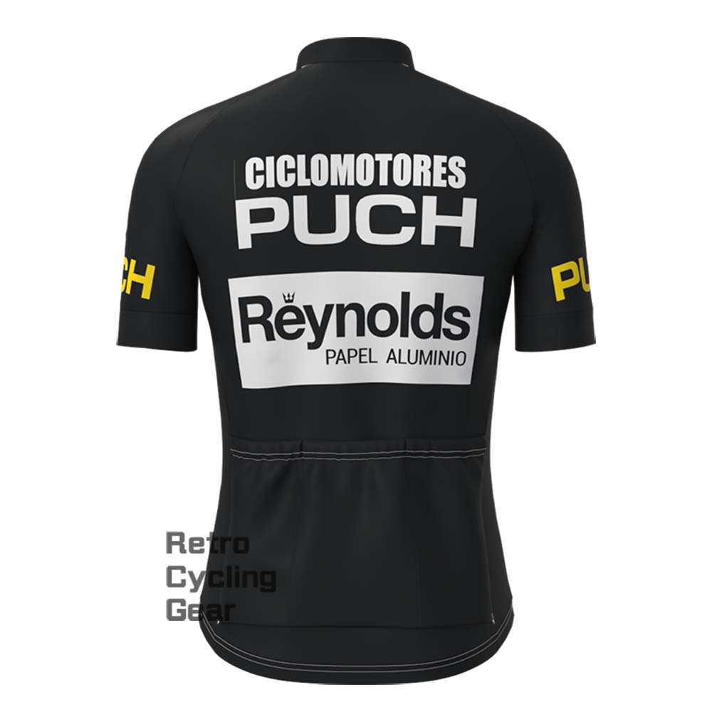 Black Reynolds Retro Short Sleeve Cycling Kits