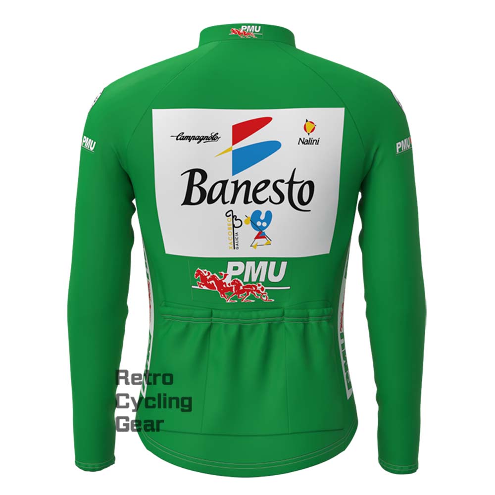 1990s Banesto Fleece Retro Long Sleeves Jerseys