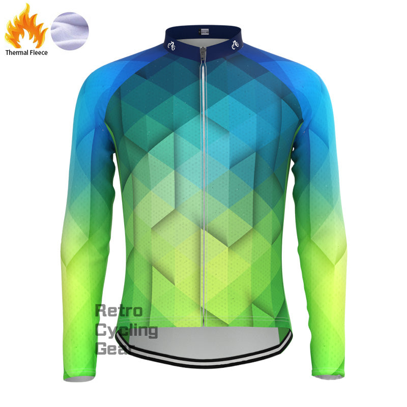 Glassy color Fleece Long Sleeve Jersey