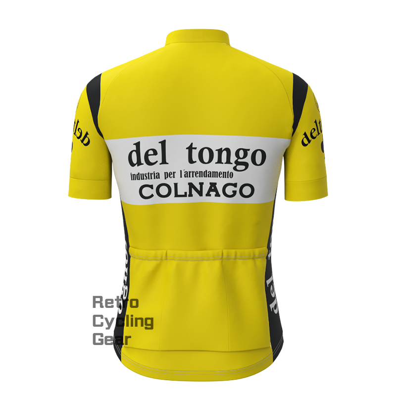 1983 del tongo Retro Short Sleeve Cycling Kits