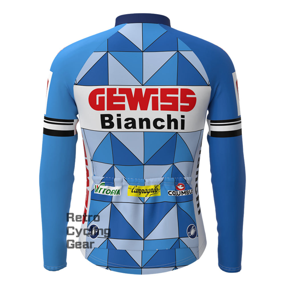 1988 Bianchi Fleece Retro Long Sleeves Jerseys