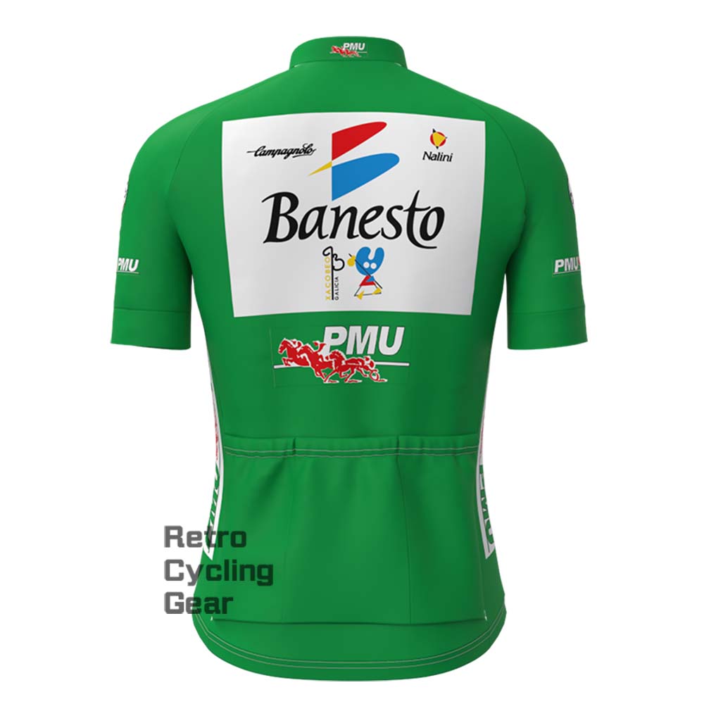 1990s Banesto Retro Short Sleeve Cycling Jersey