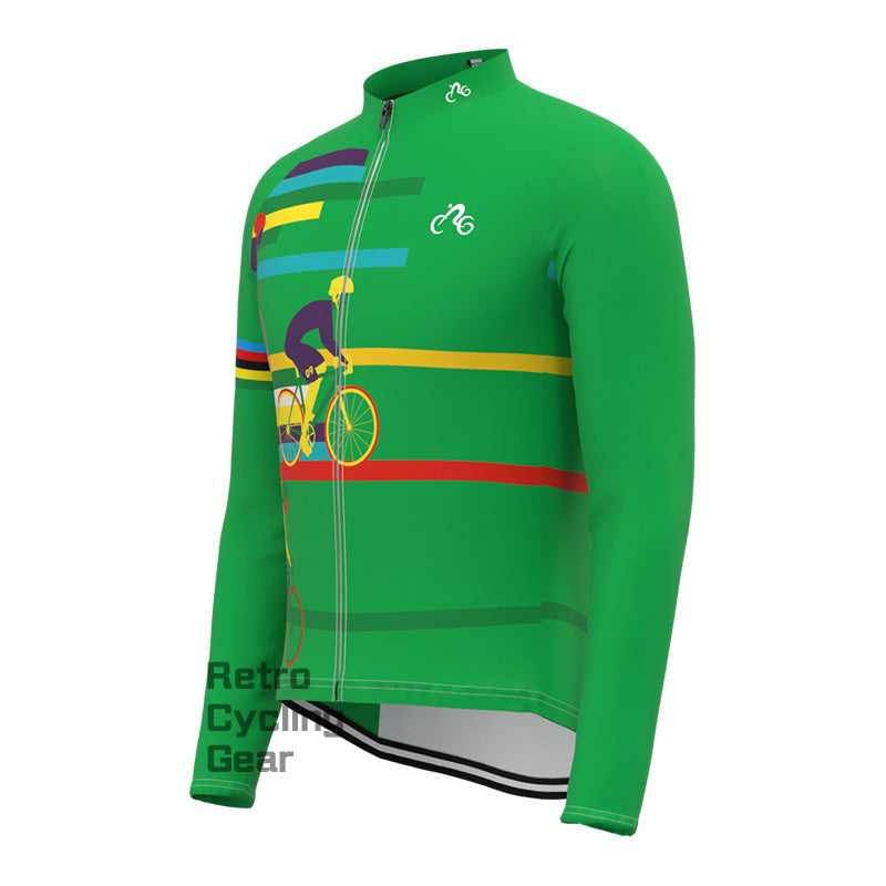 Green ride Long Sleeve Jersey