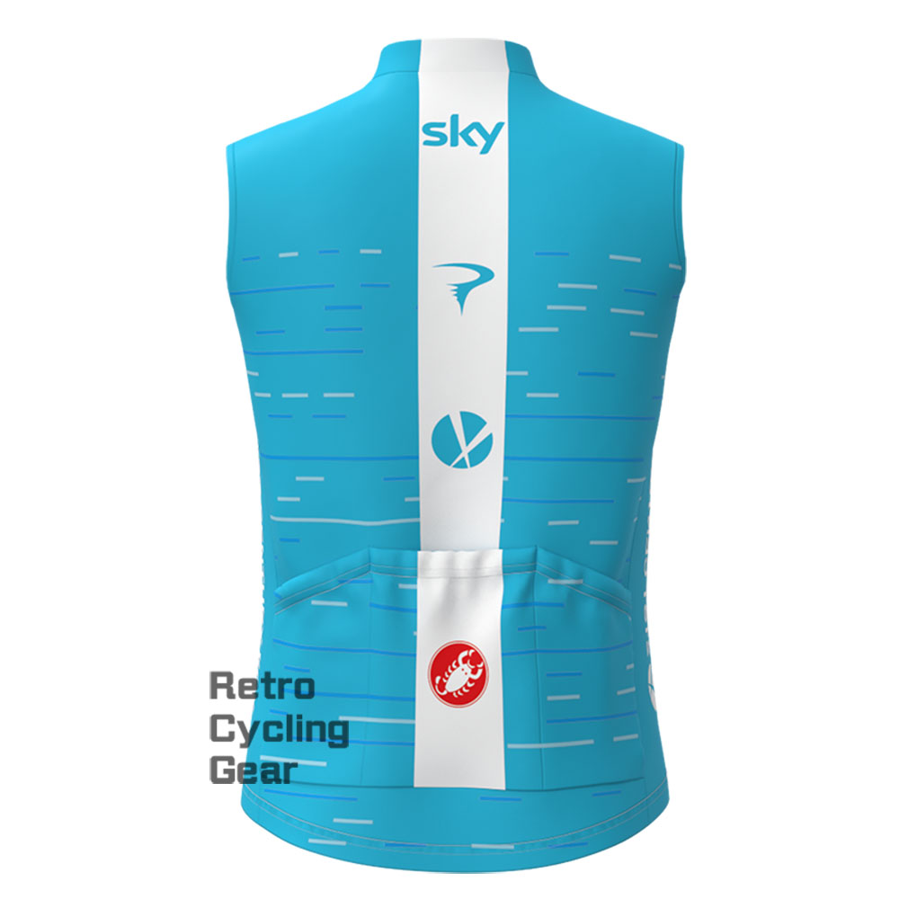 2018 blue sky Retro Cycling Vest