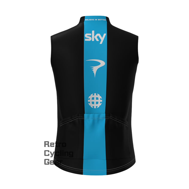 2013 sky Fleece Retro Cycling Vest