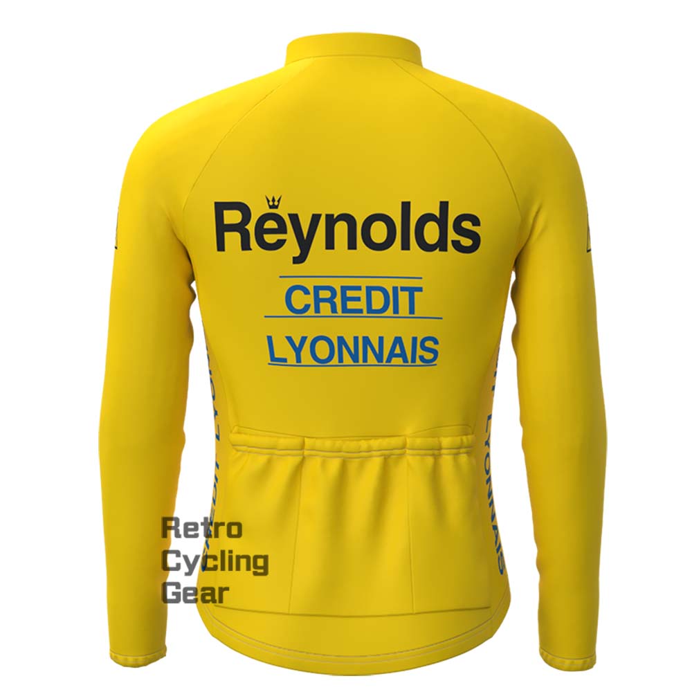 1990s yellow Reynolds Retro Long Sleeve Jersey