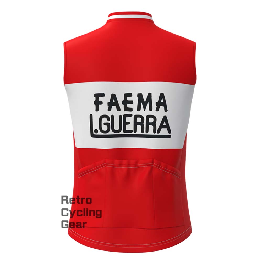 Red FAEMA Retro Cycling Vest