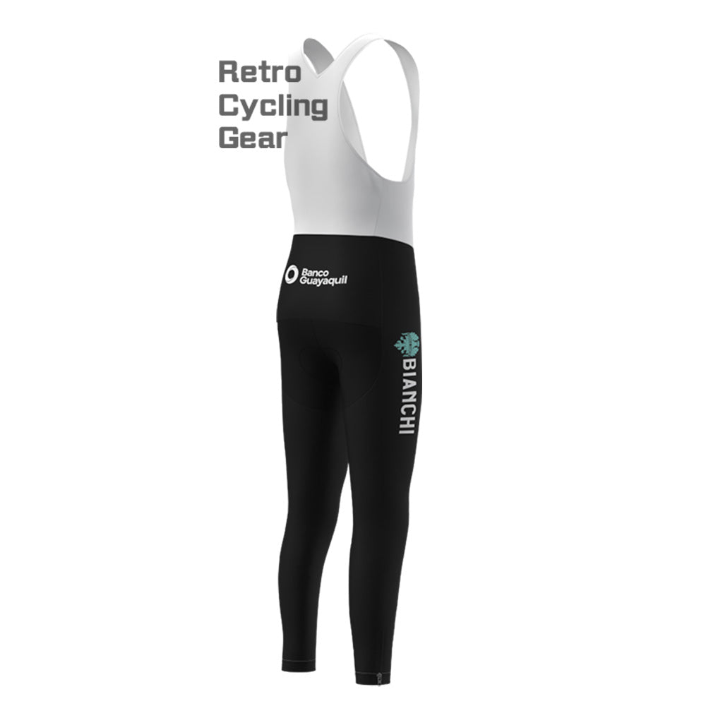 2024 Bianchi Fleece Retro Cycling Bib Pants