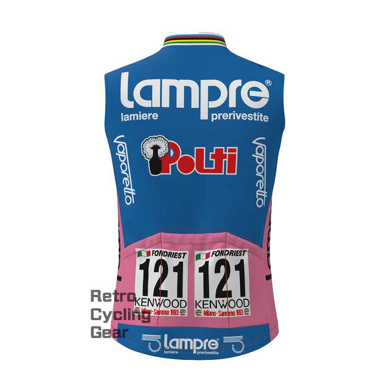 2013 lampre Fleece Retro Cycling Vest