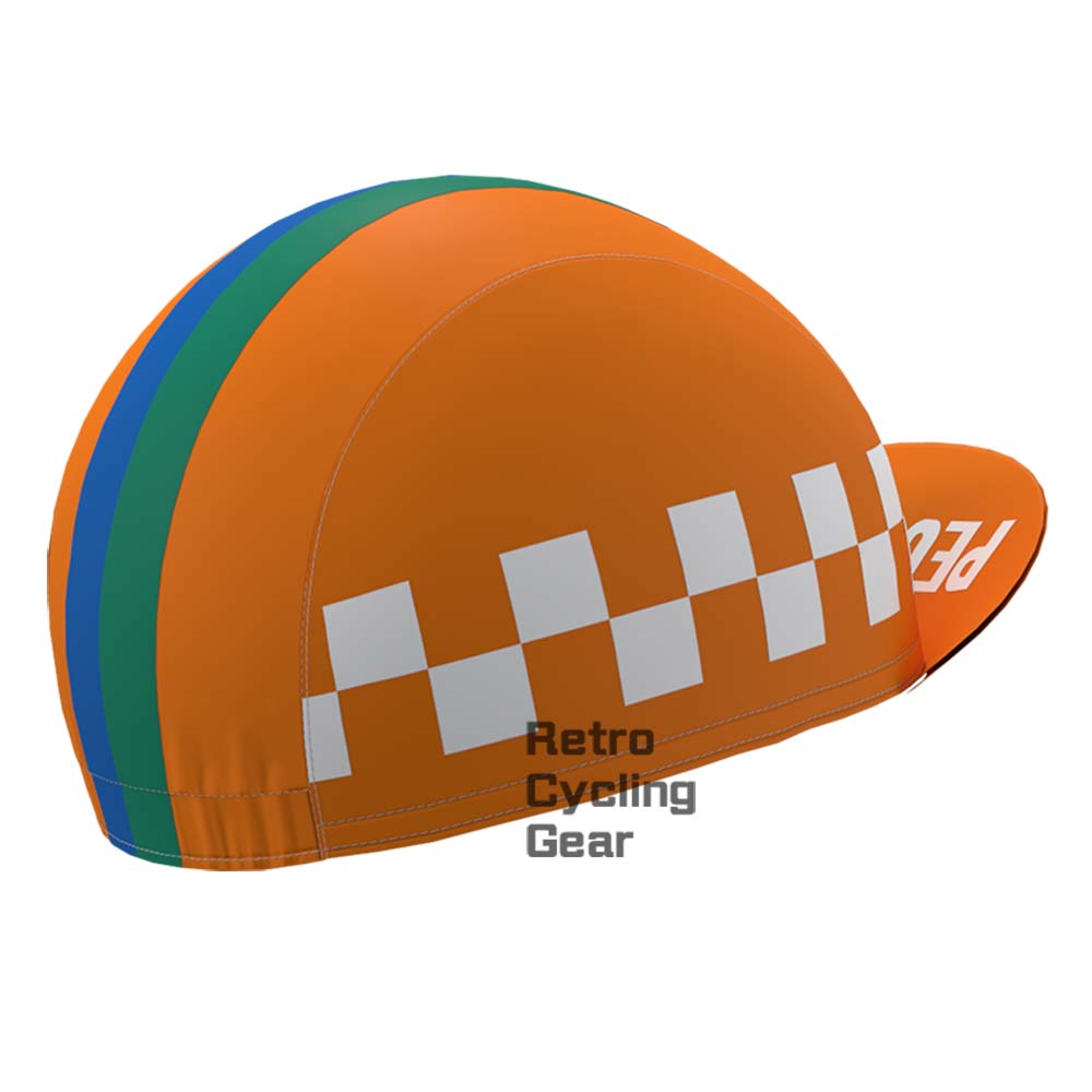 Orange PEUGEOT Retro Cycling Cap