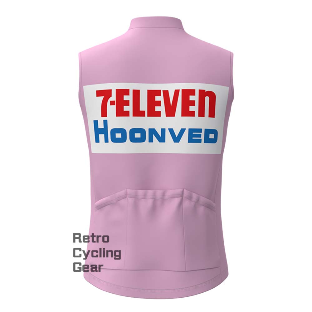 7-ELEVEN Pink Fleece Retro Cycling Vest