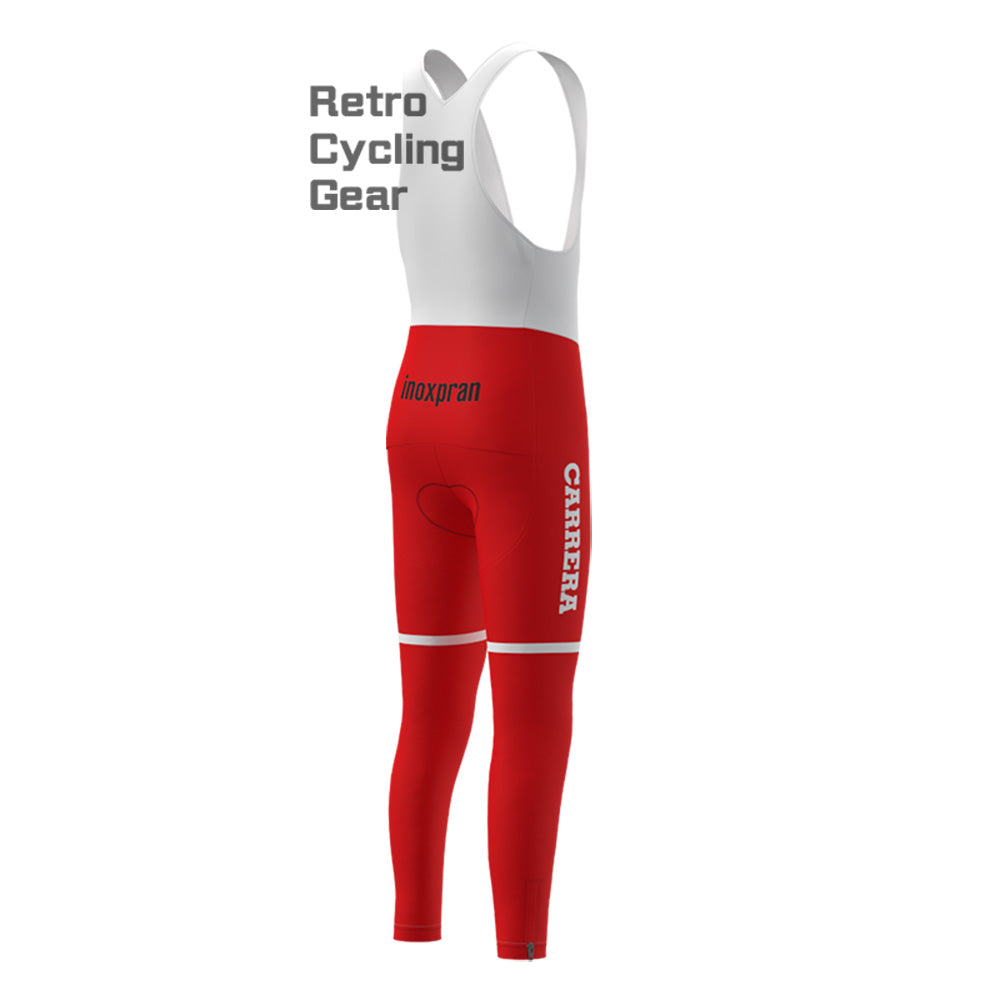 1984 CARRERA Fleece Retro Cycling Bib Pants