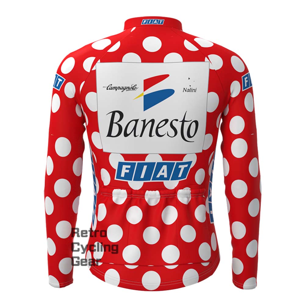 Red Banesto Retro Long Sleeve Jersey