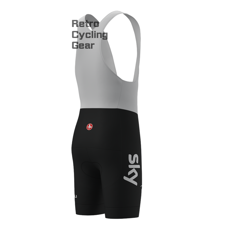 sky Retro Bib Cycling Shorts