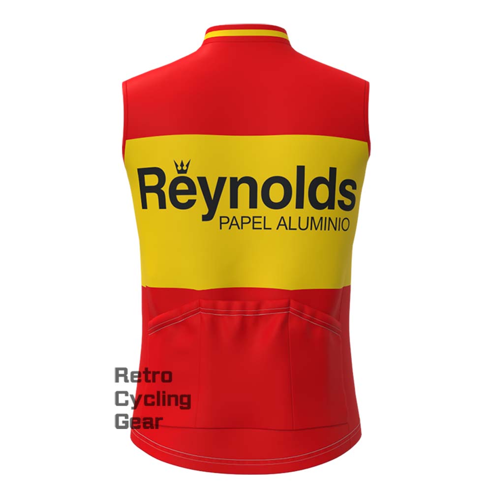 1980s red Reynolds Fleece Retro Cycling Vest