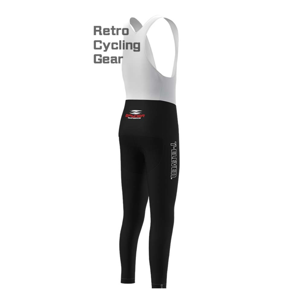 7-ELEVEN black Retro Long Sleeve Cycling Kits