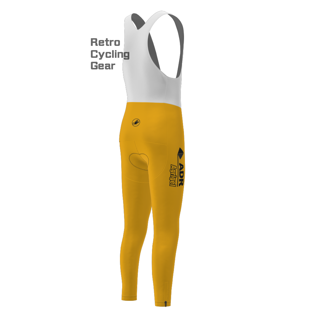 Yellow-ADR Retro Bib Cycling Pants