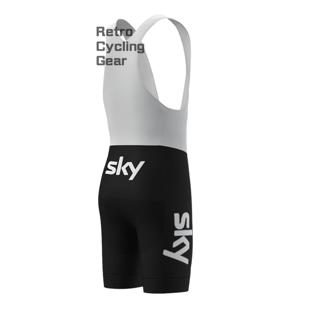 2016 black sky Retro Bib Cycling Shorts